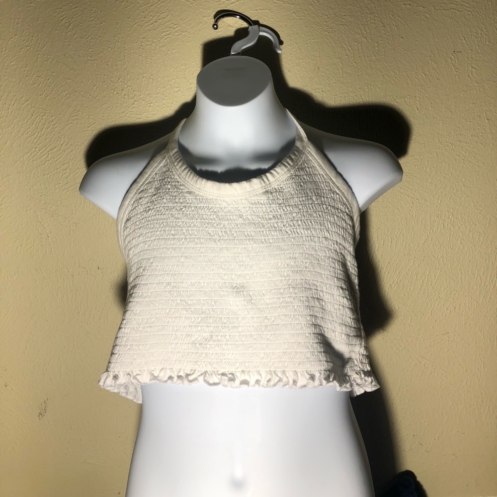 White crop top